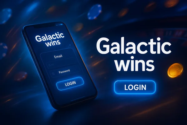 Galactic Wins Login Interface